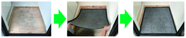 国内初、床材シート一体型の「玄関防水パン」を10月1日より販売開始のサブ画像2
