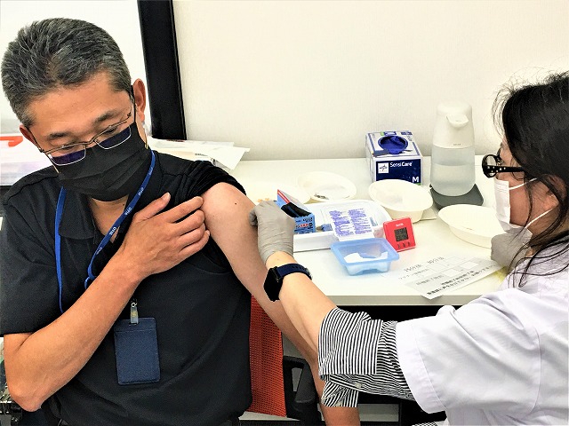 日本オーチス、自主的に新型コロナウイルスワクチン職域接種を実施のメイン画像