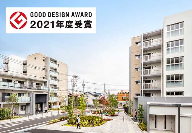 【JKK東京】「コーシャハイム経堂フォレスト」が「2021年度グッドデザイン賞」を受賞しましたのメイン画像