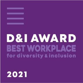 「D&I Award 2021」最高位の『ベストワークプレイス』に認定のサブ画像1