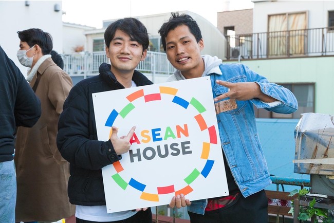 東南アジア人と日本人が共に暮らす国際交流シェアハウス『ASEAN HOUSE』２店舗目の東京亀戸店がオープン！のサブ画像5_東南アジア人と日本人の交流の様子
