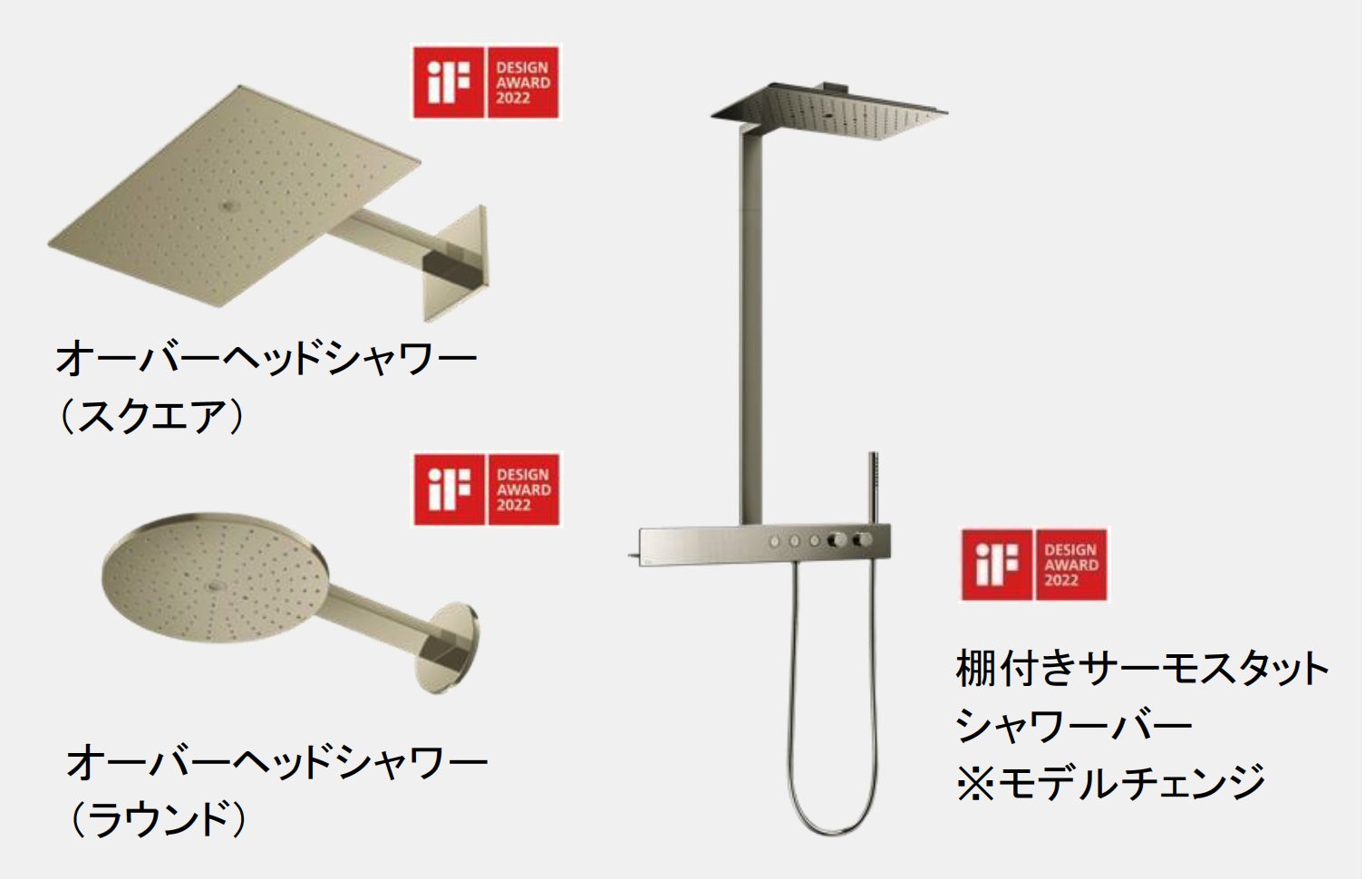シャワー水栓の新商品、8月より世界で順次発売のサブ画像6_Zセレクションの新商品