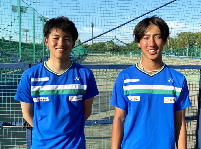 ソフトテニス選手の活動を支援！　男子２選手が入社のメイン画像