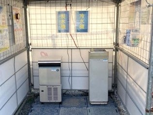 大東建託の施工現場における熱中症対策のサブ画像3_製氷機や冷水器を設置