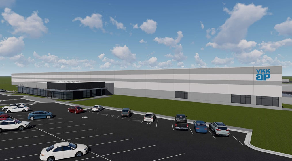 YKK APアメリカ社 住宅用樹脂窓の新工場を建設のサブ画像1_工場完成予想図