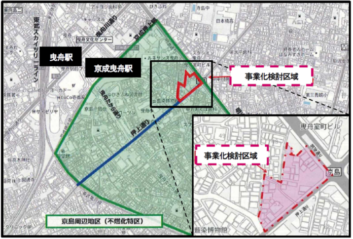 「（仮称）京島一丁目東地区防災街区整備事業」事業化検討パートナー決定のお知らせのメイン画像