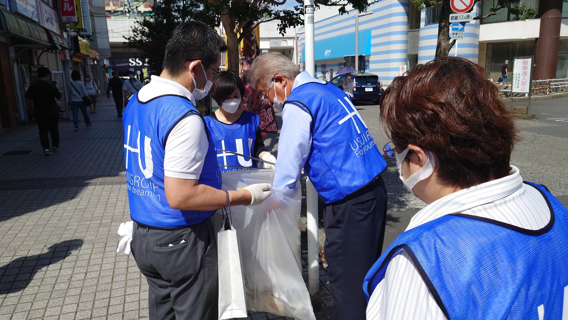 社内でのSDGs意識向上を目指した施策ビーチクリーンを含めた地域の清掃活動を開始のサブ画像2_9月16日　横須賀市「京急久里浜駅周辺清掃活動」
