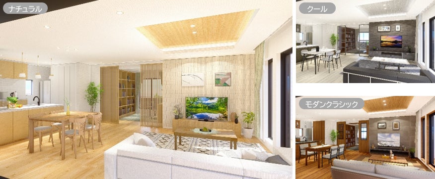 賃貸併用住宅の新商品「ＣＩＥＬ Ｏ’ＮＥＲ（シエルオーナー）」販売開始のサブ画像3_リビングは折上げ天井に変更し、開放感のある空間にアレンジ可能