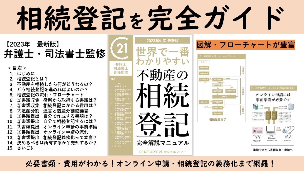 【弁護士・司法書士監修】世界で一番わかりやすい「不動産の相続登記完全マニュアル」 eBookを無料公開のサブ画像3