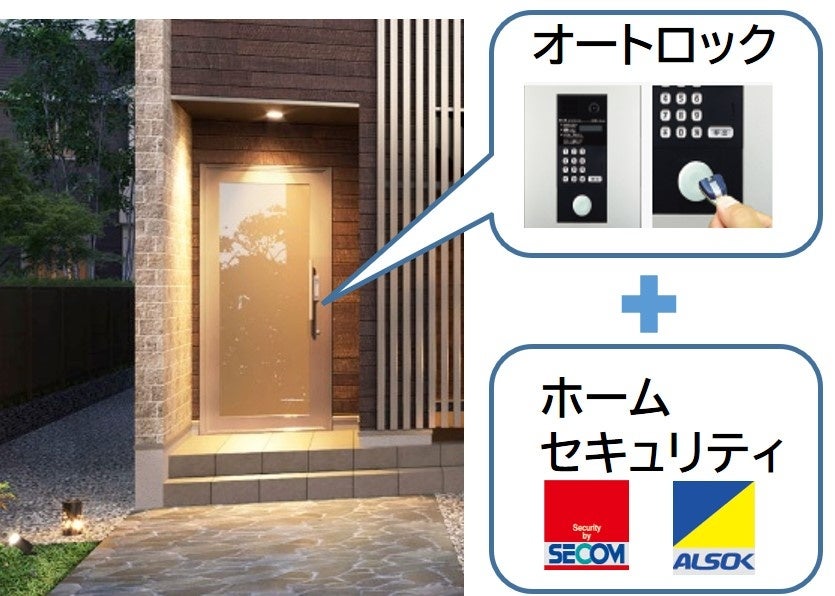 【新商品】都市部単身者向け「ＣＯＮＴＥ ＣＥＳＴＯ」販売開始のサブ画像3_オートロックに加え、住戸内のホームセキュリティも対応可能