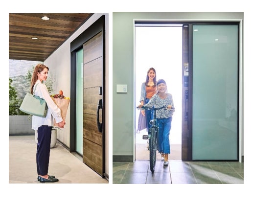 家族みんなが使いやすい新時代の玄関ドア「M30 顔認証自動ドア」 発売のサブ画像2
