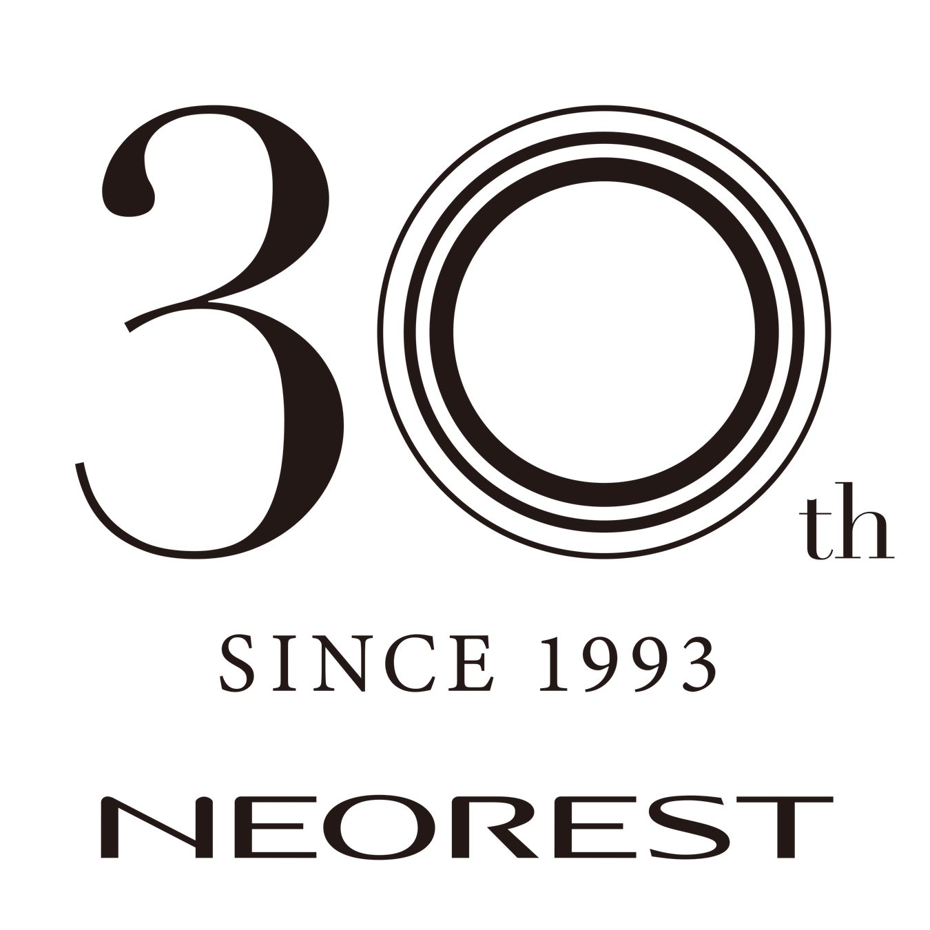 TOTOトイレの最上位シリーズ「ネオレスト」発売30周年のサブ画像1_ネオレスト30周年ロゴ