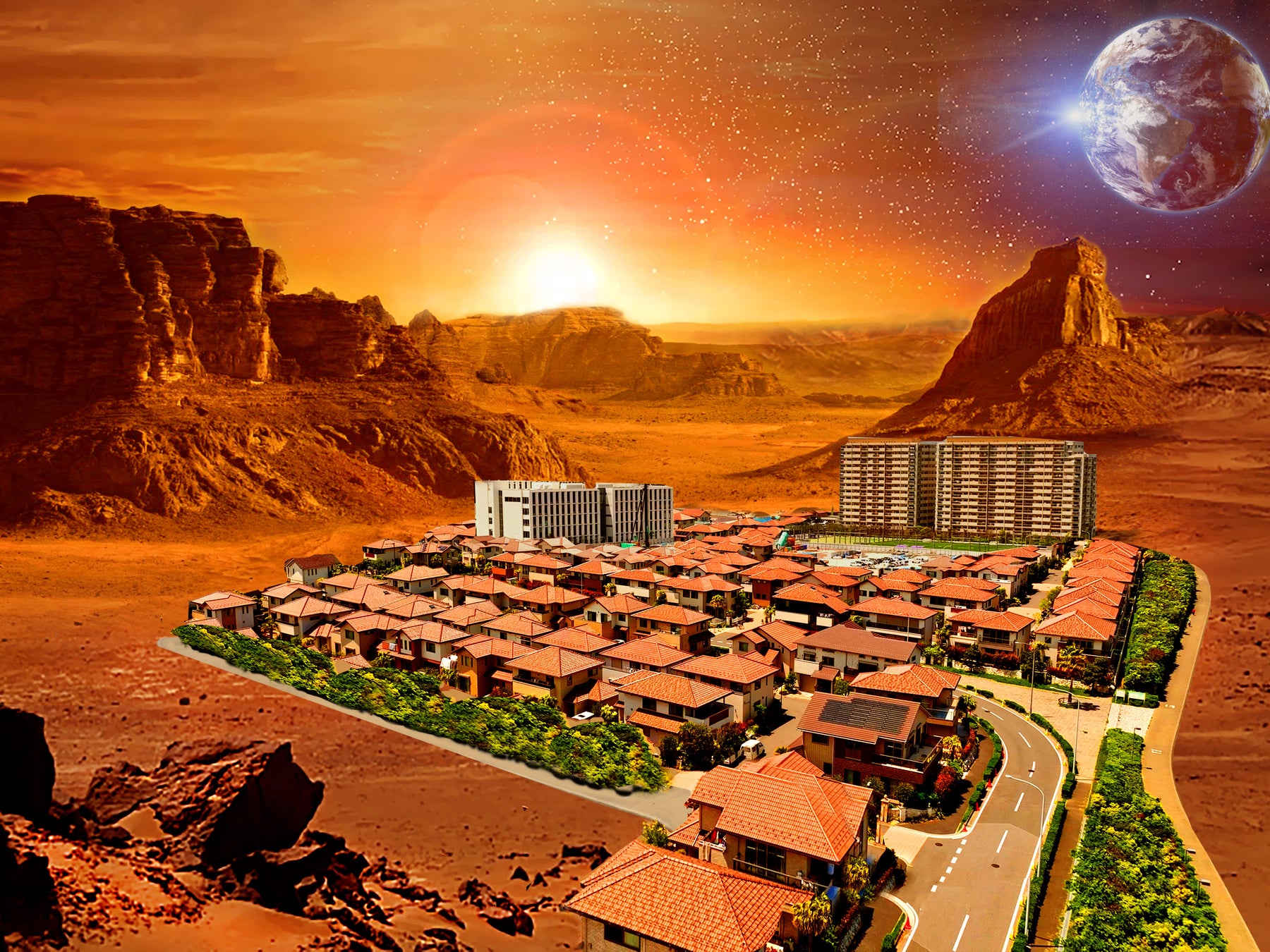 2024年から始まる火星の大型住宅分譲で当社のドアが採用決定！のサブ画像1
