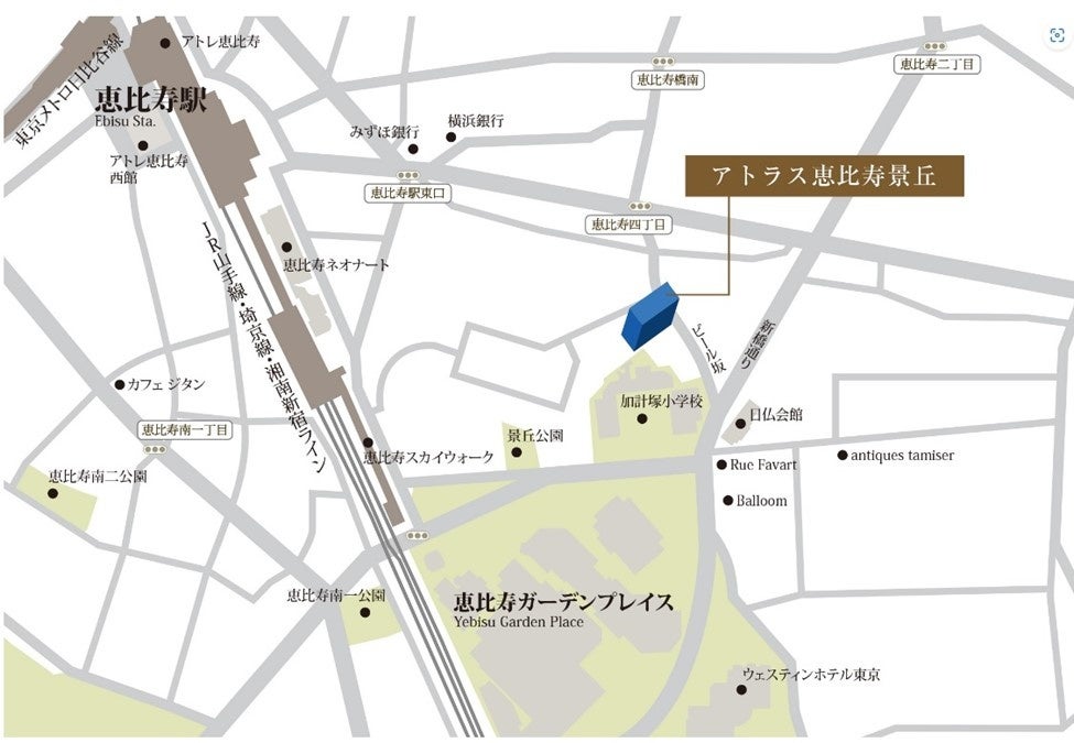 JR恵比寿駅徒歩6分「アトラス恵比寿景丘」竣工のサブ画像8