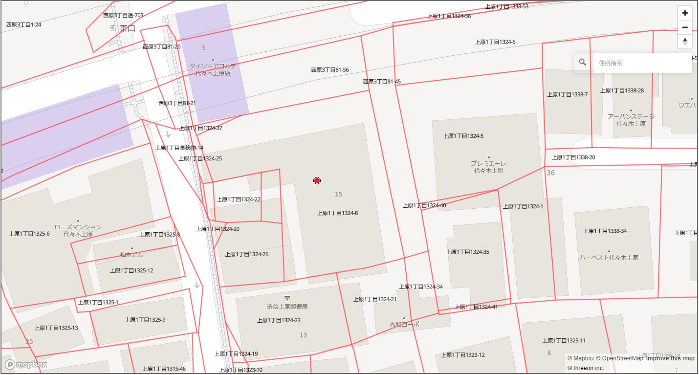 【株式会社スリーオン】は、東京都23区の筆界地図サービス「土地マップTokyo23区」を期間限定で公開します。のサブ画像4