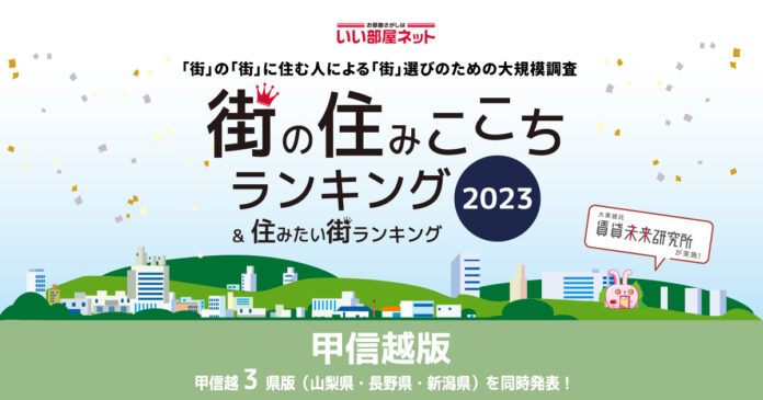 いい部屋ネット「街の住みここち ＆ 住みたい街ランキング２０２３＜新潟県版＞」発表のメイン画像