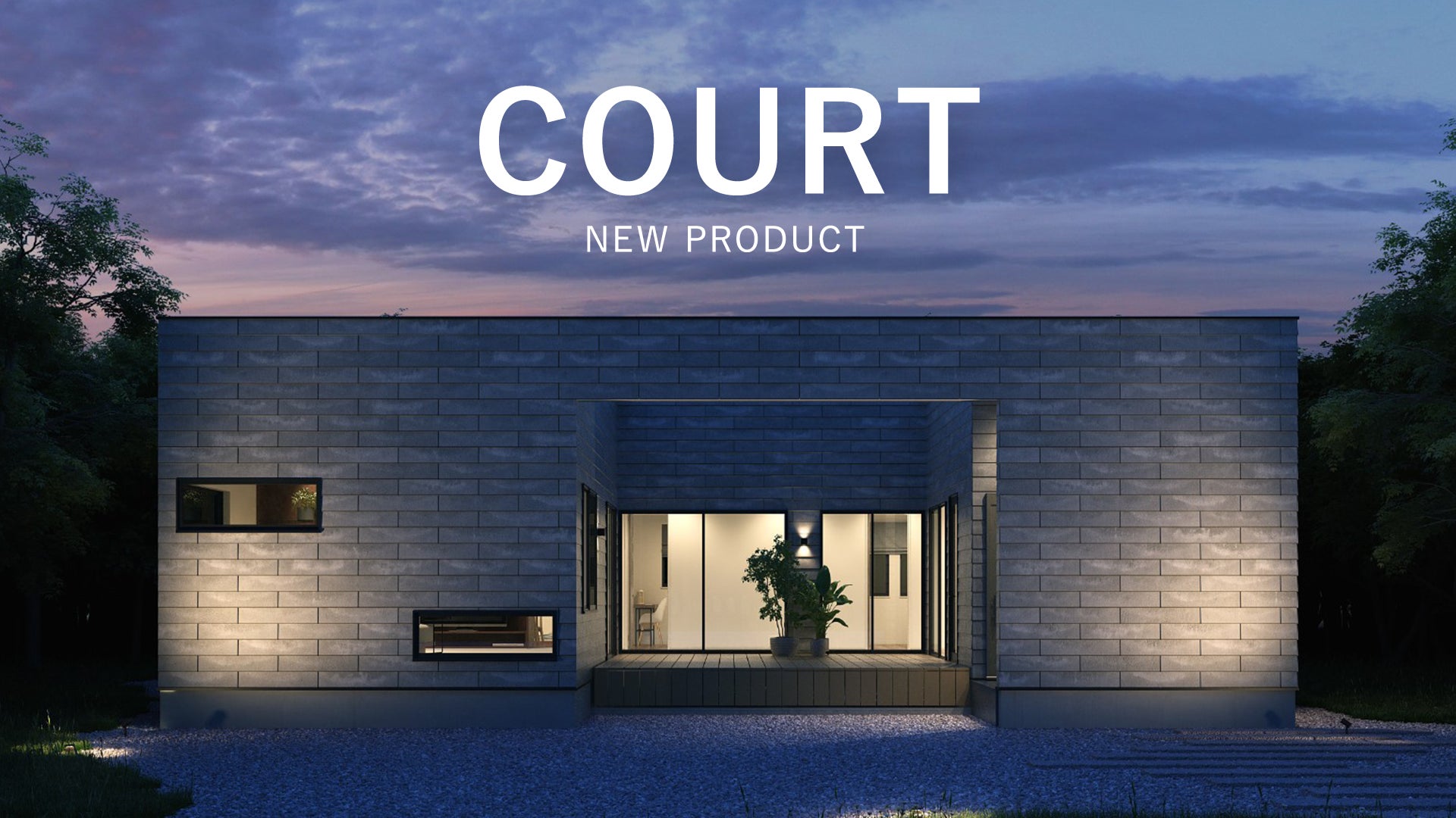 中庭をコの字で囲む3LDK平屋商品「COURT」ジブンハウスから発売のサブ画像1