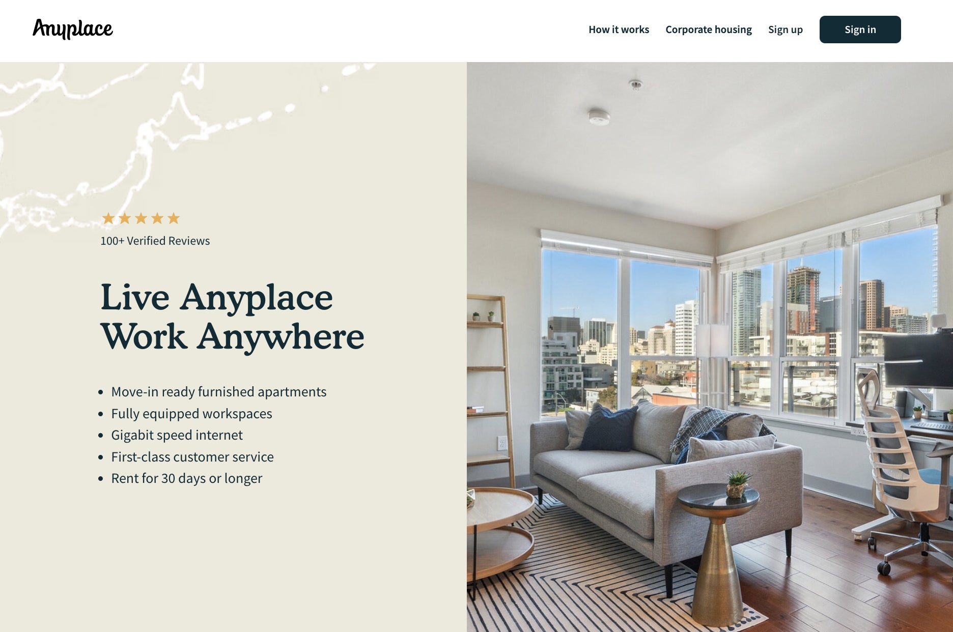 カシワバラ・コーポレーション、アメリカ主要都市でリモートワーク最適化物件を提供する「Anyplace」と資本提携、新たな住まい・暮らしの提案へのサブ画像1_（引用：Anyplace）