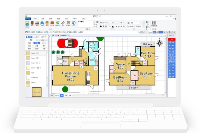 シリーズ累計3.8万社導入の「間取りクラウド」が「いえらぶCLOUD」標準機能に！のサブ画像3