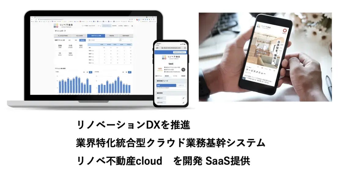 不動産・建築業界特化統合型クラウド業務基幹システム「リノベ不動産 cloud」がIT導⼊補助⾦対象ツールに認定のサブ画像1