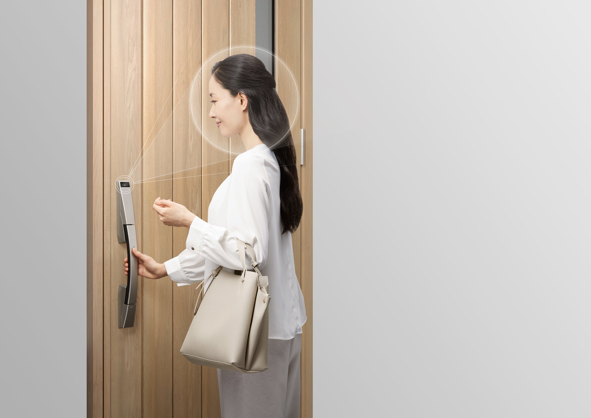 新たなカギの選択肢。「顔認証」搭載玄関ドアを2024年より発売のサブ画像3_※「ジエスタ２・顔認証」イメージ画像