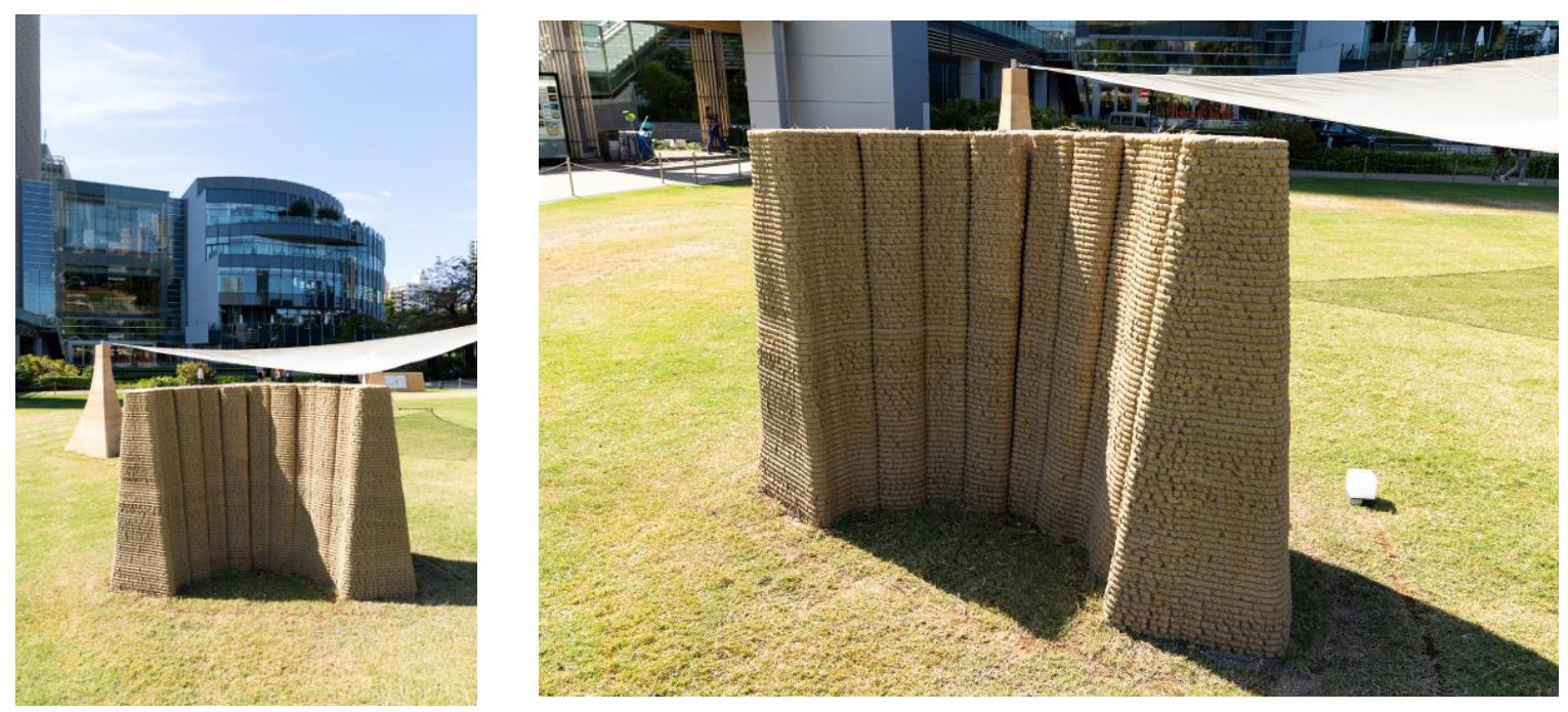 日本国内では最大規模となる、高さ1.4mの3Dプリンティングによる土壁の出力に成功のサブ画像1