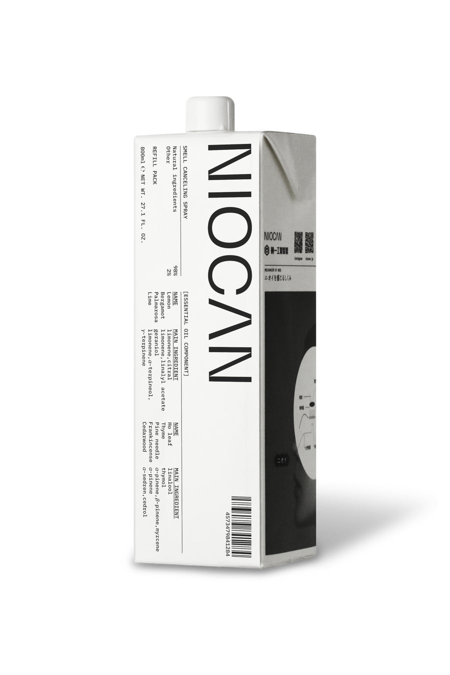 第一工業製薬の消臭・除菌スプレー「NIOCAN」詰め替え用の紙パックを新発売！のサブ画像4_NIOCAN詰め替えパック