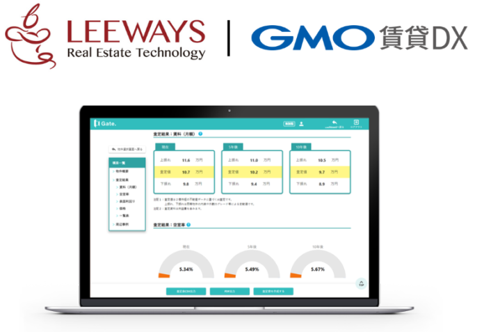 不動産価値分析AIクラウドサービス「Gate.」と 不動産賃貸管理会社向け「GMO賃貸DX オーナーアプリ」がサービス連携を開始のメイン画像