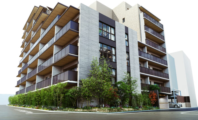 低層住宅街を望む開放感・3LDK中心の新築分譲マンション「クレヴィア用賀」のメイン画像