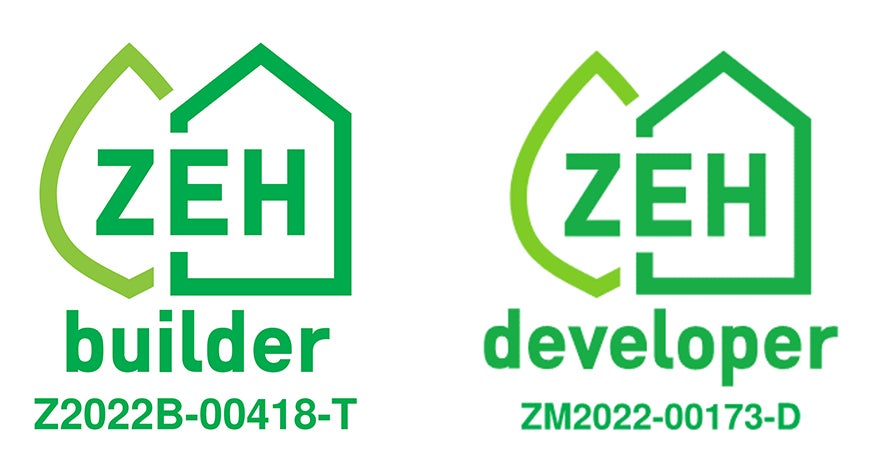 八王子市初ZEH‐M Oriented認証取得等、環境負荷低減に貢献。「リーフィアレジデンス八王子北野」のサブ画像10_ZEHビルダー・ZEHデベロッパー　ロゴ