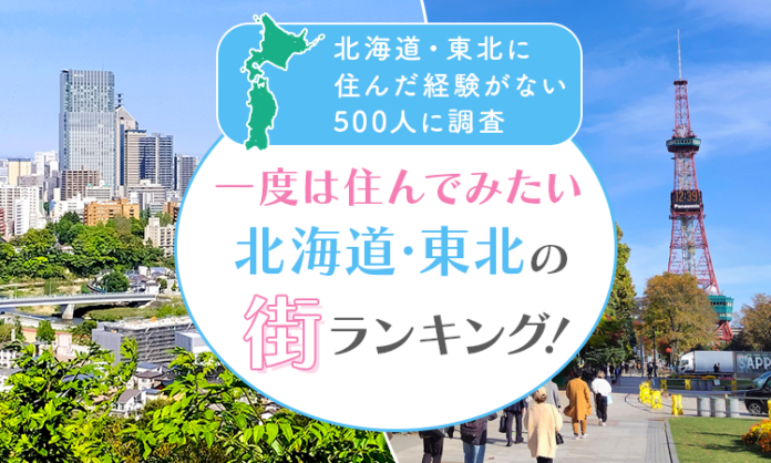 【北海道・東北に住んだ経験がない500人に調査】一度は住んでみたい北海道・東北の街ランキング！のメイン画像