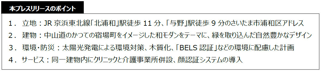 オウカス初の同一建物内に「クリニック」併設　健康増進型・賃貸シニアレジデンス第8弾「オウカス 浦和針ヶ谷」 着工のサブ画像1