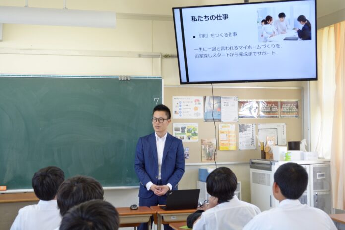 日本中央住販、大和郡山市立郡山西中学校での特別授業を実施のメイン画像