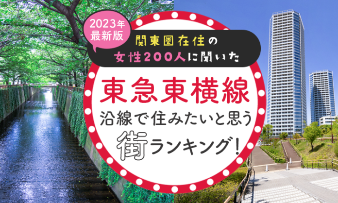 【関東圏在住の女性200人に聞いた】東急大井町線沿線で住みたいと思う街ランキング！ 2024年最新版のメイン画像