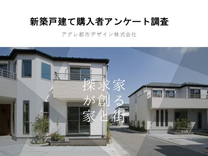 【アグレ都市デザイン】東京近郊で新築戸建てを購入した方のアンケート調査 第二弾を公開のメイン画像