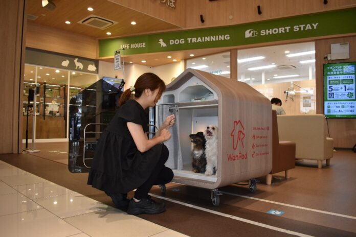 愛犬専用特別個室「WanPod（ワンポッド）」のシェアリングサービス イオンペットが運営するペテモ2店舗で実証実験のメイン画像