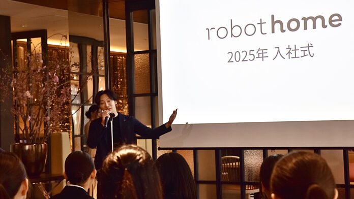 robot homeグループ新卒入社式を開催のメイン画像