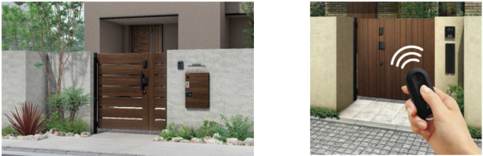電気錠「ポケットキーシステム」仕様で玄関ドアと連動し操作性を向上　門扉シリーズリニューアルのメイン画像