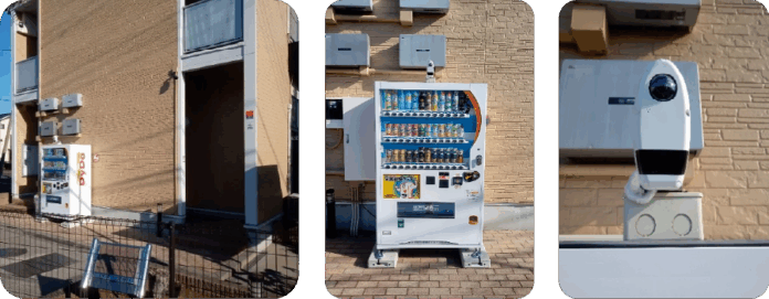 防犯カメラ機能付き自動販売機の設置により、地域社会の防犯と災害対応を強化のメイン画像