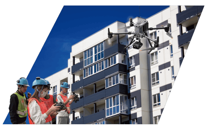 JUIDA × 東急コミュニティー × ハミングバード が連携し「ドローン点検スペシャリスト」資格を創設。マンション点検の即戦力を育成！のメイン画像
