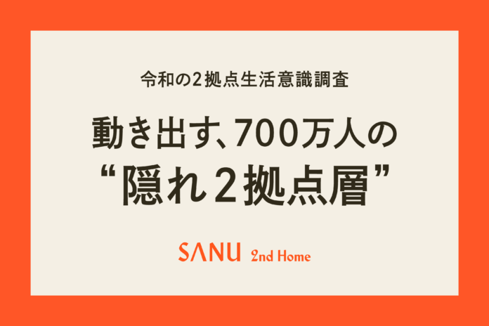 【調査結果】首都圏在住3人に1人が“2拠点生活”に関心でも実行者は4％、新たな選択肢「シェア別荘」に期待のメイン画像