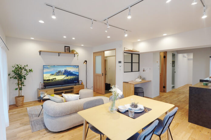 高断熱・省エネ化の分譲リノベーション住戸見学会7月４・5日開催│名古屋市千種区「今池アイリス」1LDKのメイン画像