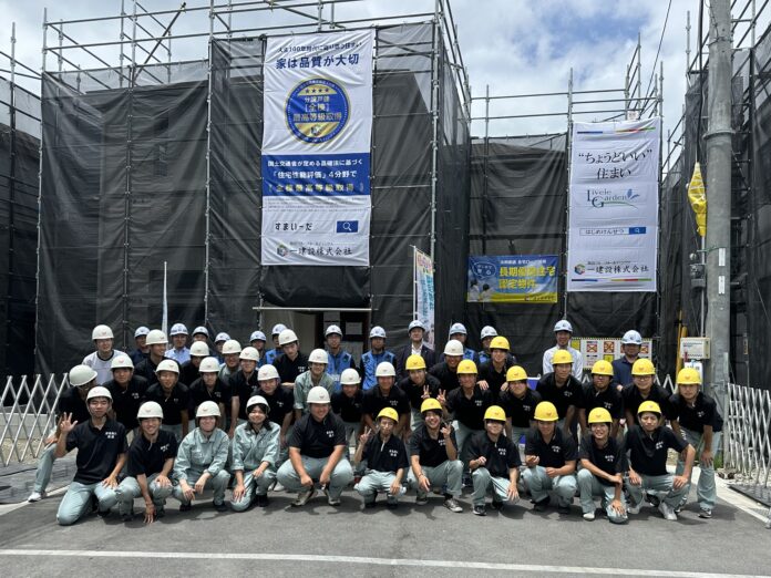 【一建設株式会社】「奈良県立奈良商工高等学校」建築工学科3年生34名を対象に木造住宅の建築現場見学会と住宅設計体験会を6月17日（火）に開催のメイン画像