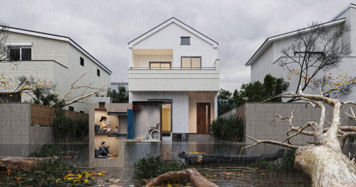 【新製品発表】“駐車場1台分”のスペースで家族の命を守る家庭用シェルター『ガイアバスティオン』登場のメイン画像