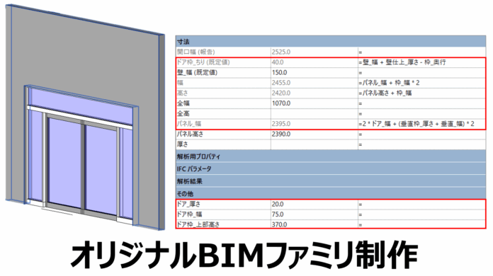 【月間約100個制作可能！】オリジナルBIMファミリ制作事業がスタートしました！～建設業のDX化推進のメイン画像