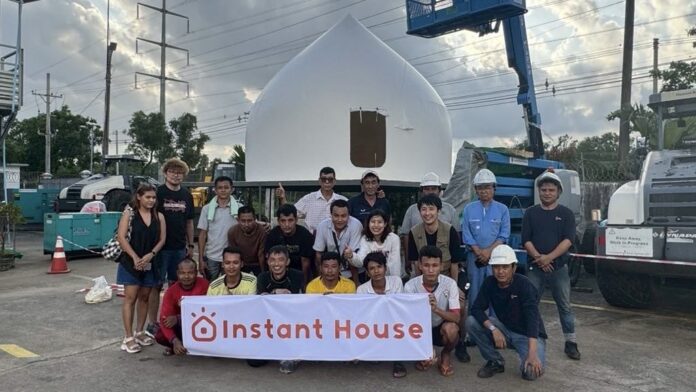 LIFULL ArchiTech、ミャンマー地震被災地にわずか数時間で設営可能な「インスタントハウス」で住環境支援を開始のメイン画像