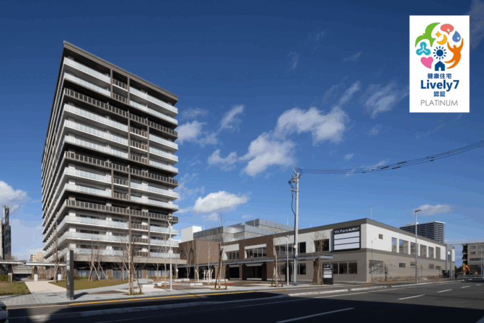 『健康住宅Lively7認証』（認証グレード：プラチナ）物件として、 コスモスイニシアのシニア向けサービス付分譲マンション「イニシアグラン札幌イースト」を認定のメイン画像