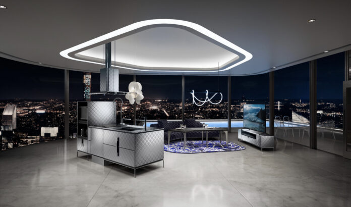 システムキッチン「iNO｜イノ」に新デザイン『キルトマット』登場!「ゼロ動線空間」をテーマに革新的なLDK空間を発表のメイン画像