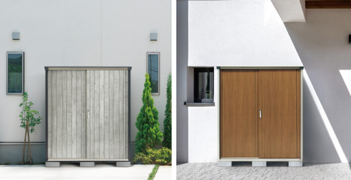 住宅と調和する建材デザインの物置を発売のメイン画像