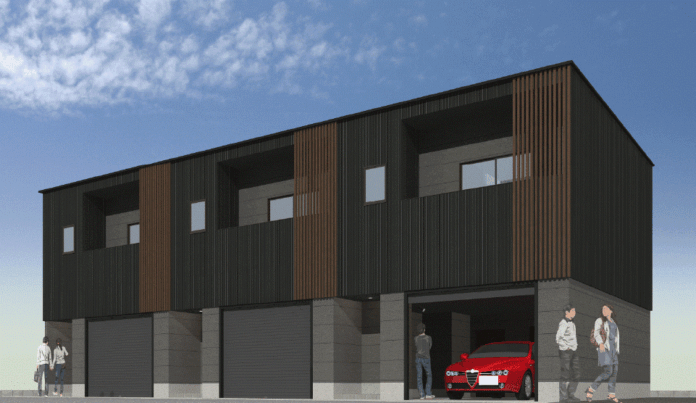 【株式会社ユニホー】ビルトインガレージ付きメゾネット賃貸住宅 完成現場見学会開催！～趣味性と資産性を兼ね備えた新たな賃貸スタイル～のメイン画像